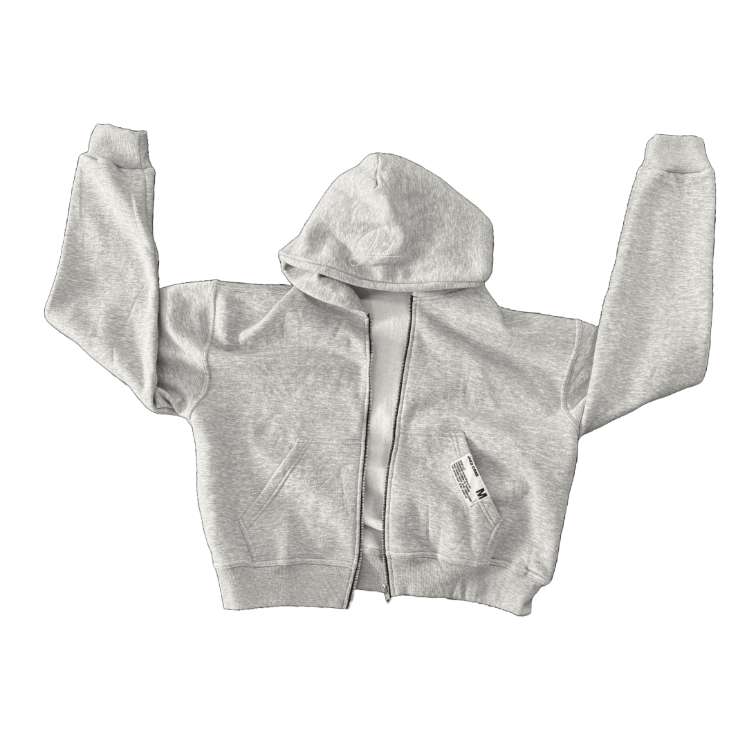 CEMENT GREY ZIP UP