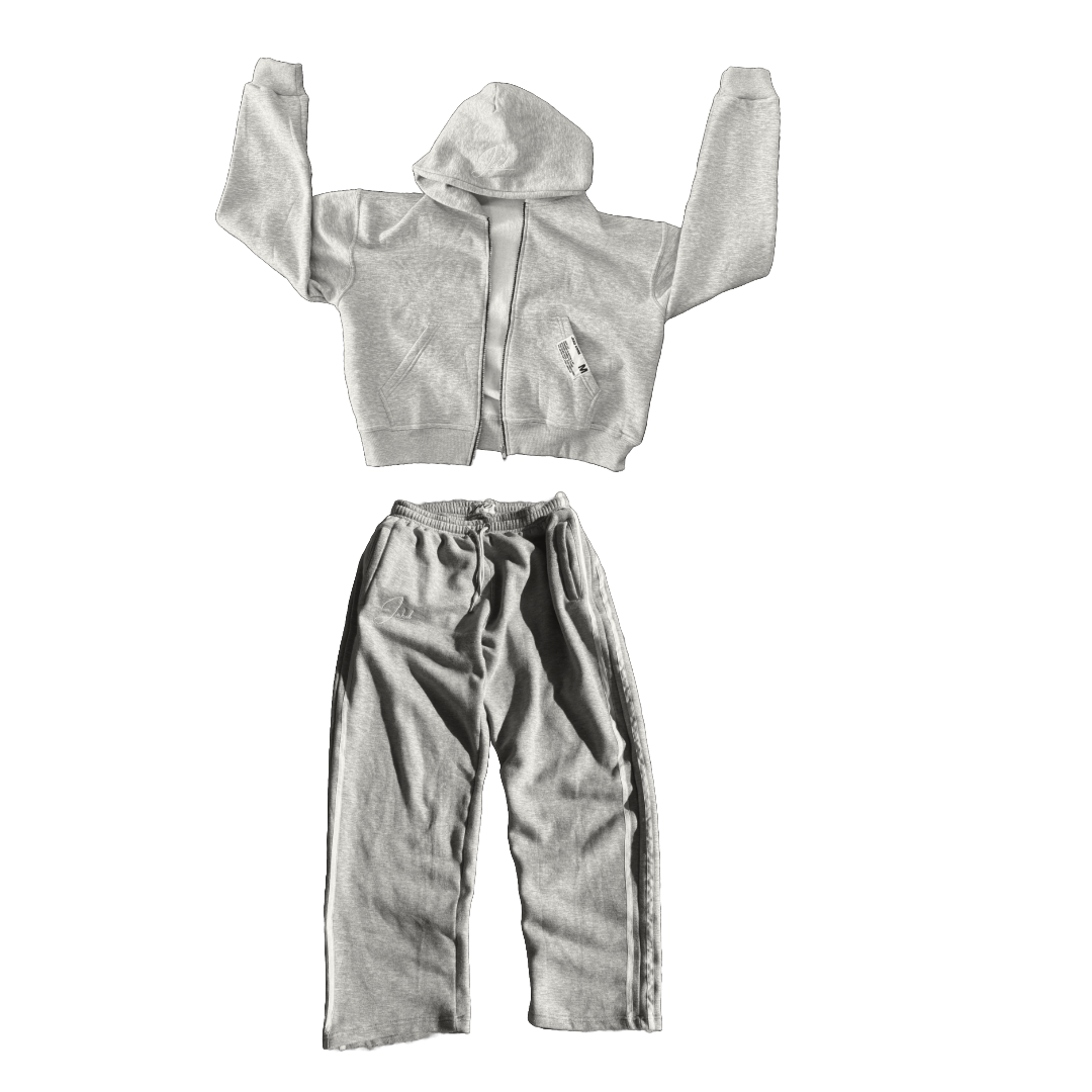 CEMENT GREY JAKD SWEATSUIT