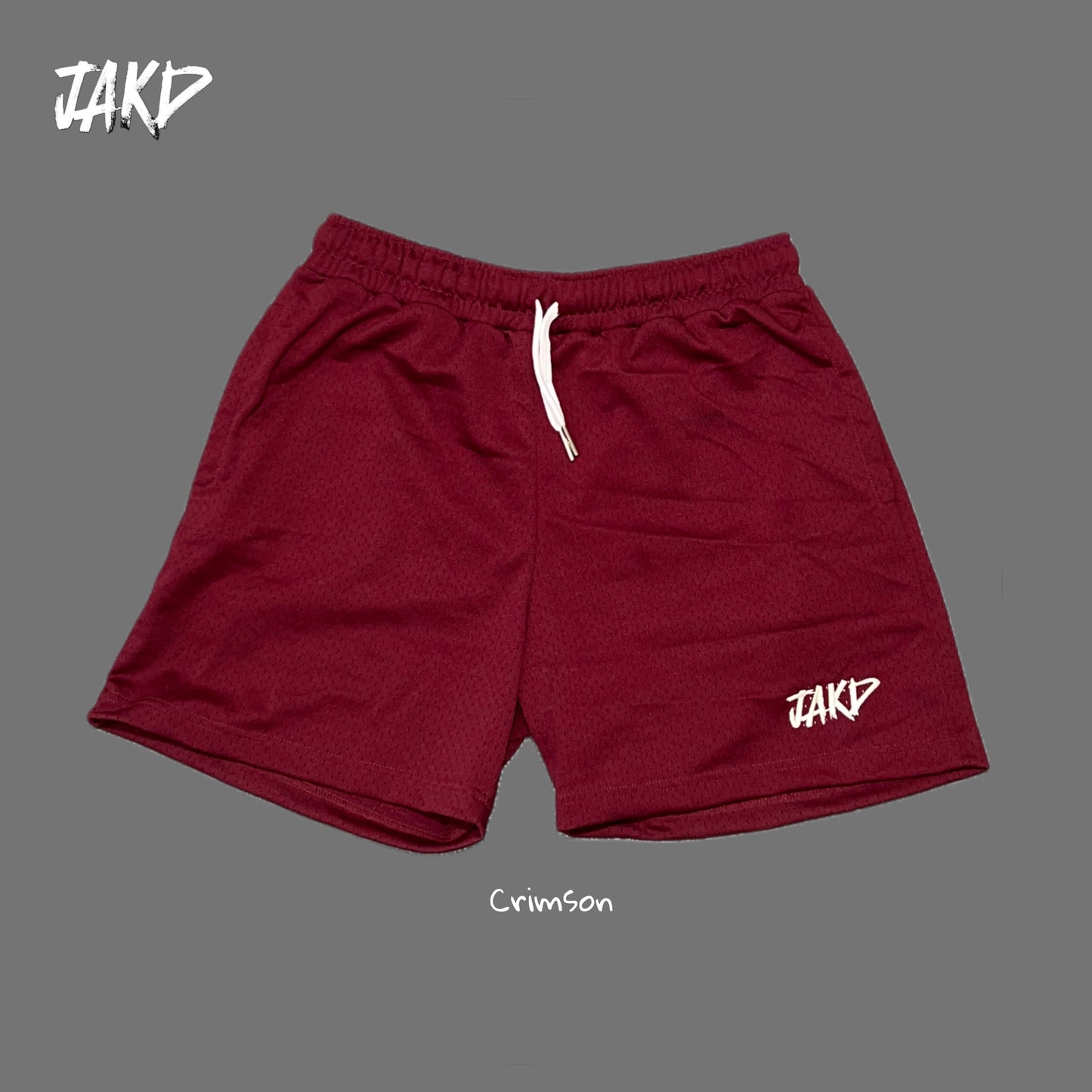 CRIMSON 5" INSEAM MESH SHORTS
