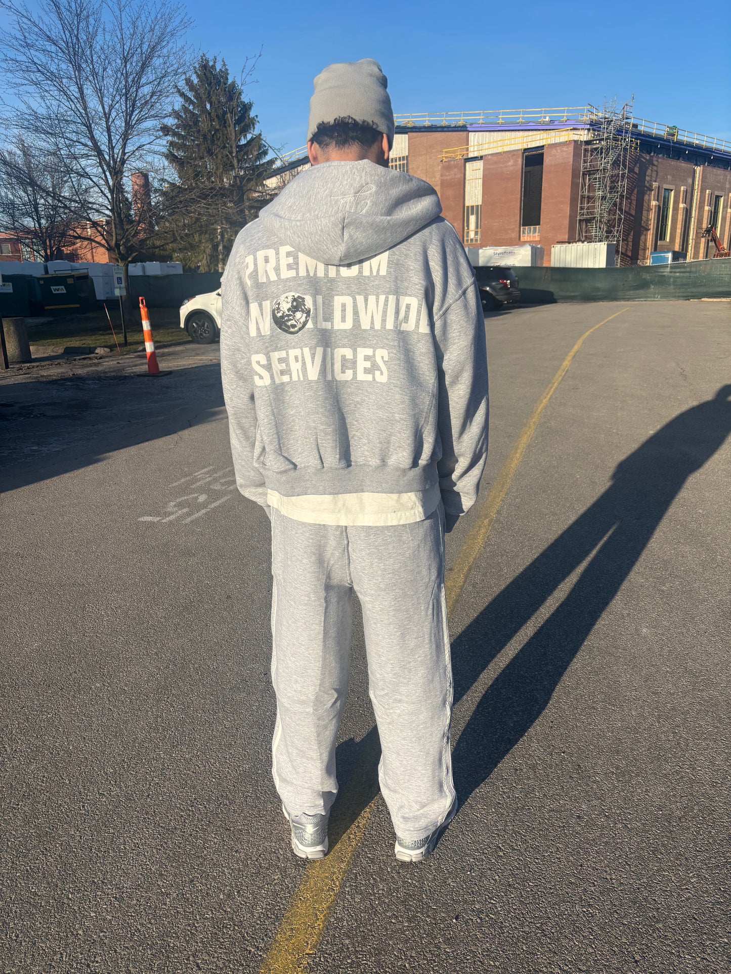 CEMENT GREY JAKD SWEATSUIT