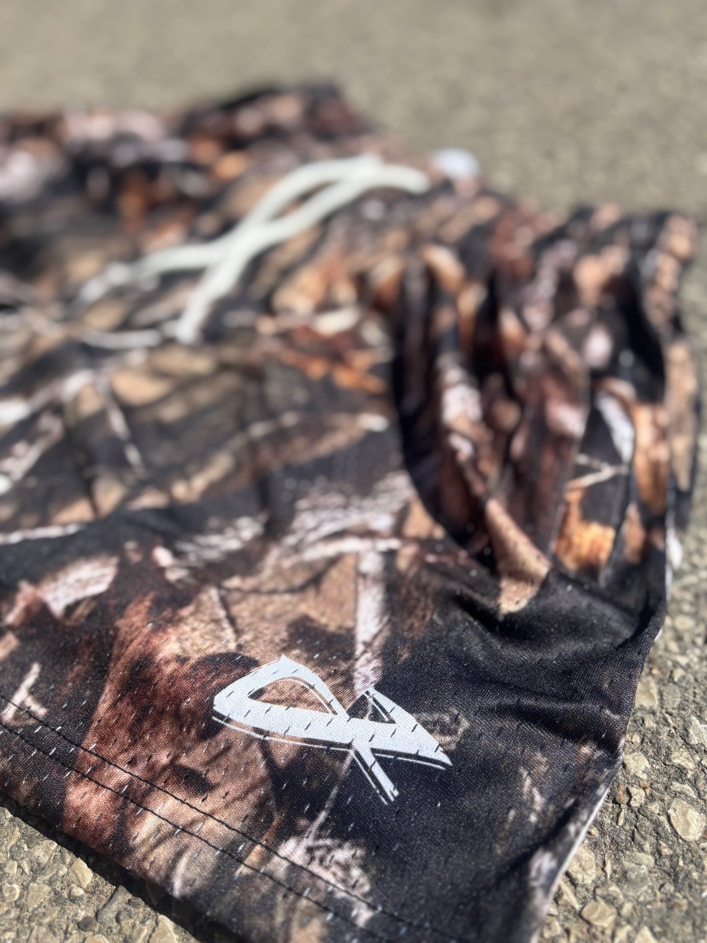 Forest Camo 6" Inseam unisex shorts
