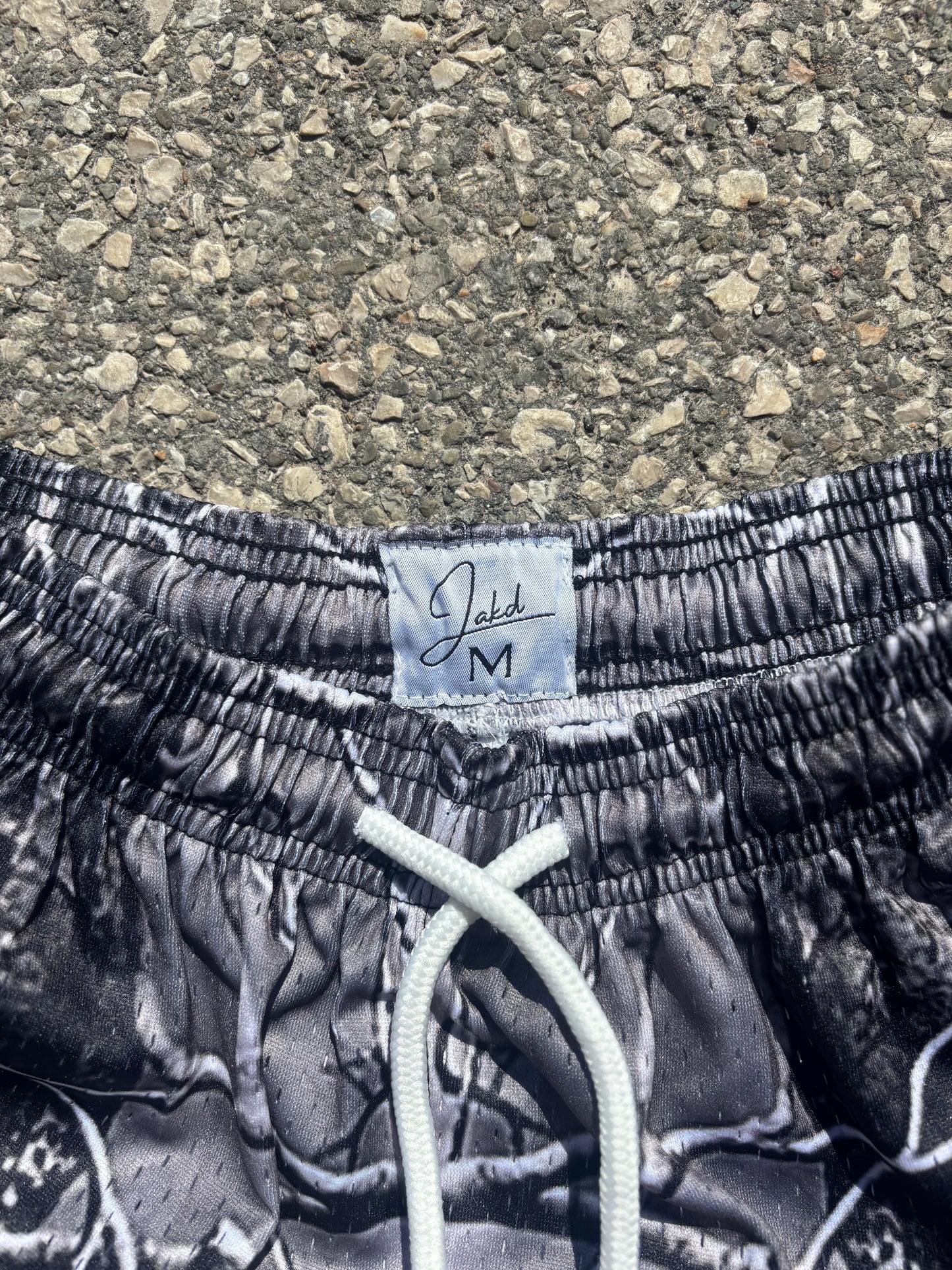 Noir Camo 6" Inseam unisex shorts