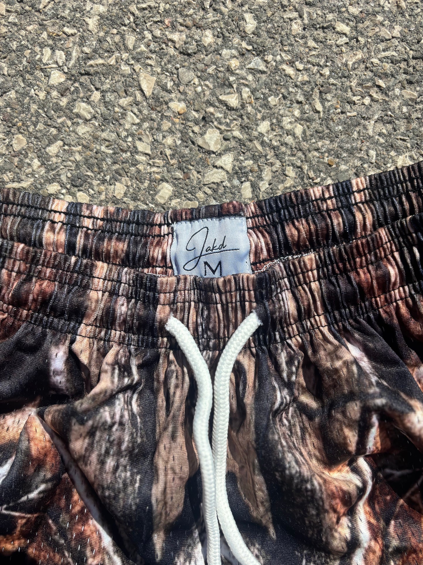 Forest Camo 6" Inseam unisex shorts
